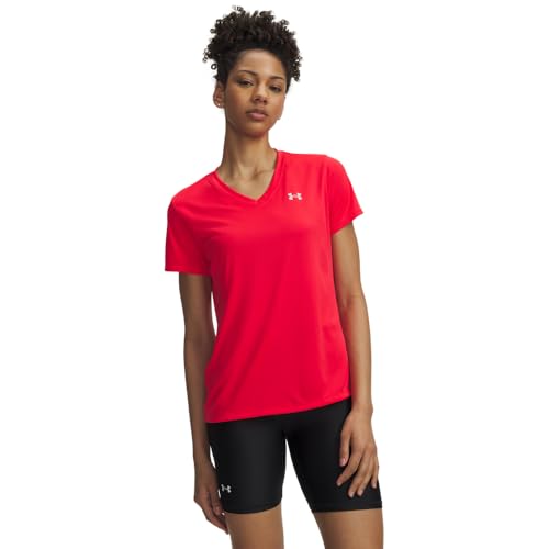 Image of Under Armour Women's Velocity Solid Short Sleeve V Neck T Shirt