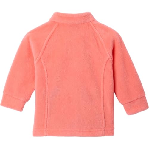 Image of Columbia Youth Infant Benton Springs Fleece Jacket, Hot Coral, 6 /12