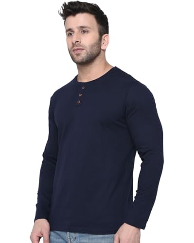 Image of London Hills Men's Cotton Regular Fit T-Shirt