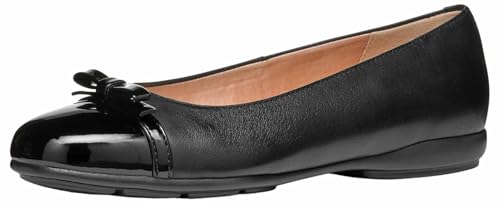 Geox D ANNYTAH C Ballet Plat pour Femme, Noir, 39 EU