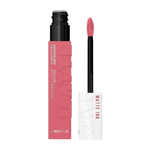 Image of Maybelline New York Liquid Matte Lipstick, Long Lasting, 16hr Wear, Superstay Matte Ink, 150 Savant, 5ml