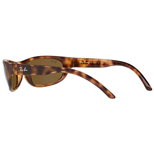 Ray-Ban Women's RB4033 Rectangular Sunglasses, Havana/Brown, 60 mm4