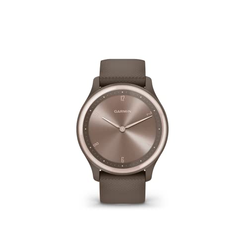 Garmin Vivomove Sport, Hybrid Smartwatch, Health And Wellness Features, Touchscreen, Cocoa #TOP5