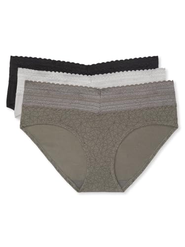 Image of Warner's womens Blissful Benefits No Muffin 3 Pack Hipster Panties