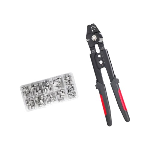 Alicates de crimpado de pesca para montar aparejos y cables de acero con seguridad 2
