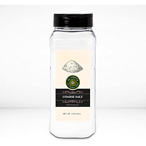 US-FARMERS Natural Premium Quality Natural Pure Coarse Salt, Kosher Sea Salt, Non-GMO, Artificial Flavors, Colors, Pack in USA, 2 LB Cover