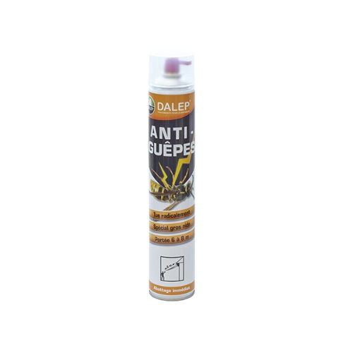 Bombe Insecticide DALEP Anti-Guêpes et Frelons asiatiques - Formule Pompier de 750 ML - 450 002 Cover