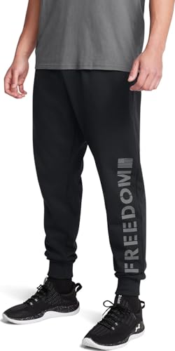 Under Armour 1386762-1-LG Freedom Rival Jogger Black LG