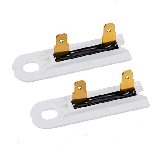 2026 UPDATED - 3392519 Dryer Thermal Fuse Thermofuse Replacement Part Compatible for Whirlpool Kenmore KitchenAid Roper Admiral Estate Inglis Crosley Maytag Amana Magic Chef- PACK OF 2