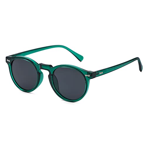 Image of Vintage Polarized Sunglasses for Men Women Round Retro Classic Fashion Eyewear UV400 Protection Sun Glasses