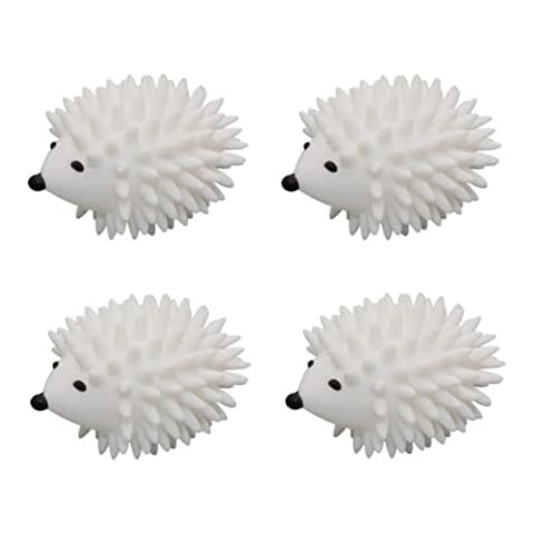 Laundry Dryer Balls - 4 Pack Premium Reusable Dryer Balls Replace Laundry Drying Natural Fabric Softener (White) Cover