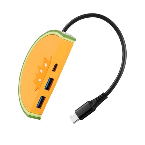 Illkjasfc Adattatore Ricarica A 3 Porte Prese Multiple Stazione Convertitori USB C Presa Elettrica Estensione Hub USB per PC