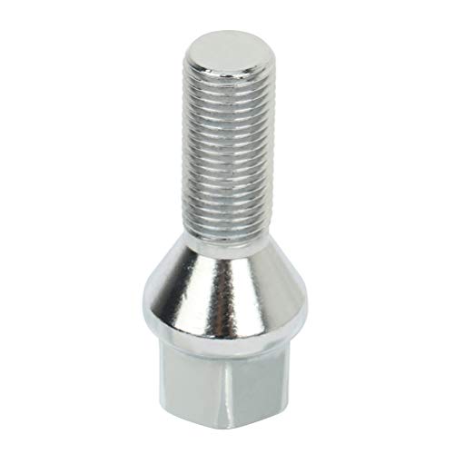 Image of SCITOO 20Pcs M12x1.25 Lug Bolts Shank 28mm for Jeep Renegade Lug Nuts Set | 12x1.25 Lug Nuts Bolts Silver 17 Hex Compatible for Jeep for Compass for Jeep for Renegade for Fiat for Jeep for Cherokee