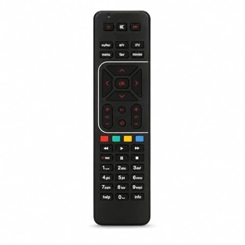 Image of BLACKSHEEP Replacement Universal Remote Compatible with HD & SD Airtel Set top Box, Suitable for Airtel Dth Remote Requires No Pairing, Match with existing Remote Control