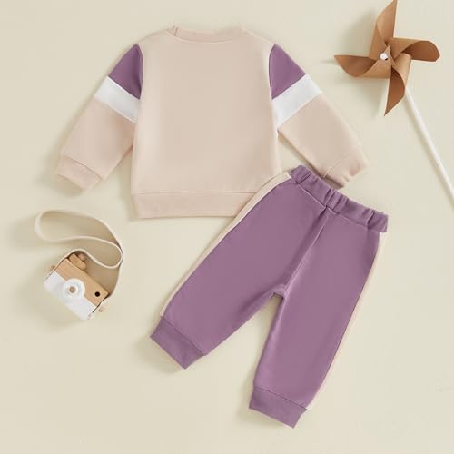 Mubineo Toddler Baby Boy Clothes Fashion Long Sleeve Sweatshirt Sweatpant Outfits Fall Winter Tops Pant Outfit Sweatsuit4