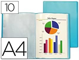 liderpapel 52106 Book 10 Pockets A4 Red