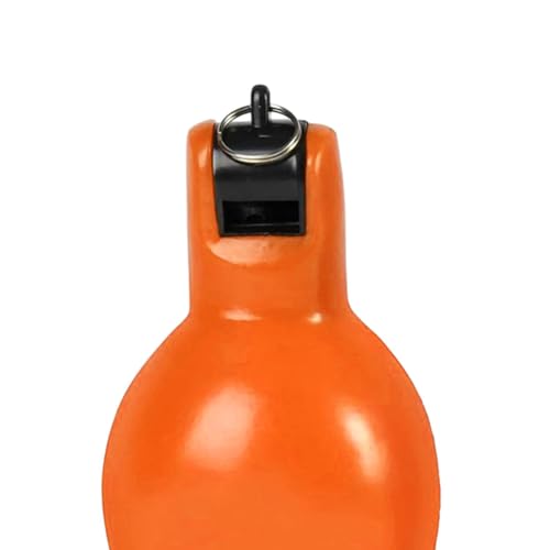 2 Piezas Silbatos Portátiles de Entrenamiento PVC Verde y Naranja miniatura 3