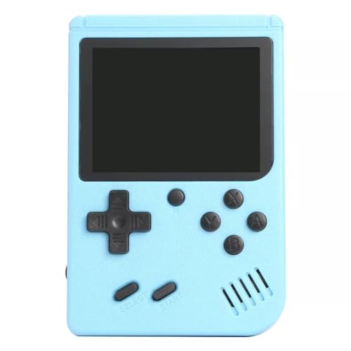 ZOMTOP Retro Portable Mini Handheld Video Game Console 8 Bit 3.0 Inch Color LCD Kids Color Game Player Built in 500 Games Support TV Connection(Blue)