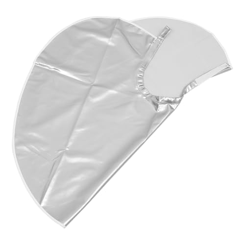 Capa impermeable para corte de cabello, capa de peluquería plateada para barbero profesional y uso casero miniatura 1