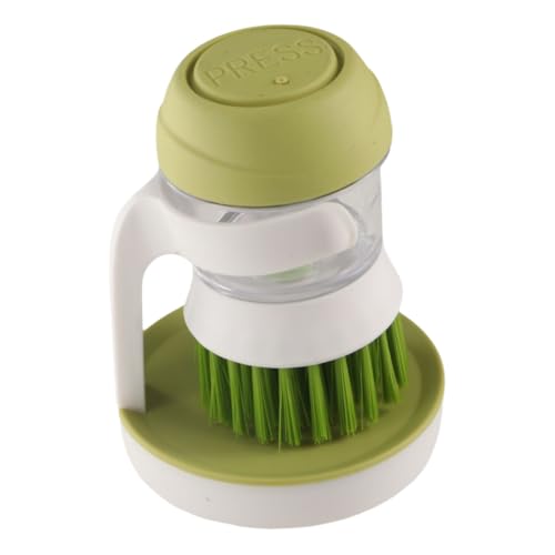 Image of Dish Brush with Soap Dispenser,Soap Dispenser Dish Brush,Automatic Cleaning Brushes,Wash Pot Dish Brush,Mini Soap Dish Scrubber for Kitchen