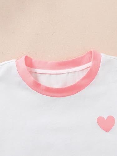 Image of Girls' Graphic Tees Summer Cute Tops Casual Short Sleeve Crew Neck T Shirts