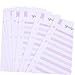 BCOATH 60pcs Budget Sheets for Daily Expense Tracking Convenient Budget Pads for Easy Use Cash Management for Household Budgeting