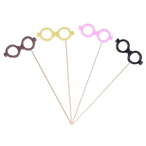 Tinksky Funny Valentine's Day Photo Props Beard Mustache Hat Glasses Lips Photo Booth Props for Christmas Wedding Mother's Day Luau Hawaii Party Favors Decoration 14-pack