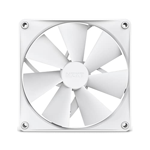 NZXT F140P Static Pressure Fans - RF-P14SF-W1 - Konstanter Druck – Leistungsstarke Kühlung – Lange Lebensdauer – 140-mm-Lüfter Einzelpackung – Weiß