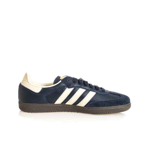 Image of adidas Samba OG Men's Shoes, Night Navy /Cream White /Gum, Size 9.5