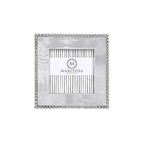 MARIPOSA Beaded 4x4 Engravable Frame
