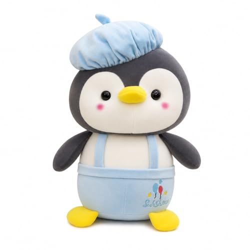 Image of Cute Penguin Soft Toy for Kids 30 cm | Ultra Soft Plush Stuffed Animal Teddy | Hugging Pillow Doll for Boys & Girls | Birthday Gift, Home Decor & Sleeping Companion (Blue)