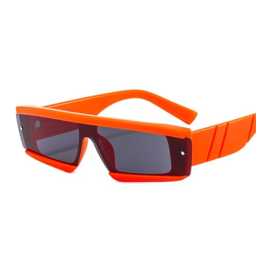 Lunettes de soleil Vintage carrées sans bords MUTYNE pour femmes et hommes