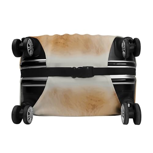 Yellow Pomeranian Luggage Cover, Washable Elastic Suitcase Cover Protector Fit 18-32 Inch Luggage 6