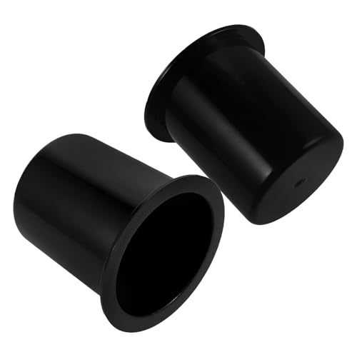 Portavasos plástico negro para carro y sofa 2 piezas miniatura 1