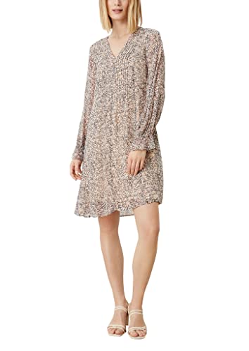 s.Oliver BLACK LABEL Damen Kleid kurz, Dunkelgrau, 36 Kurz Cover