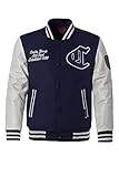 Cordon Sport Herren College Lederjacke Team (as3, alpha, m, regular, regular, navy stone)