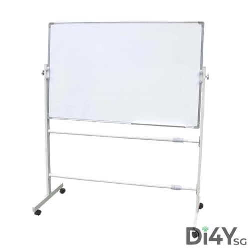 SG Stock Large Standing white board with moveable wheels