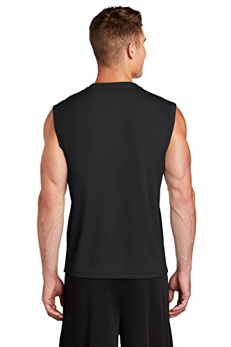 DRIEQUIP Mens Sleeveless Moisture Wicking Muscle T-Shirts. XS-4XL4