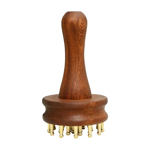 Cepillo de Masaje Meridiano - Maderoterapia de Madera para Alivio Profundo Tejido,Cepillo para Cuero Cabelludo Herramienta de Masaje Meridiano - para Hombres, Mujeres, Mayores, Músculos Piernas, Barri
