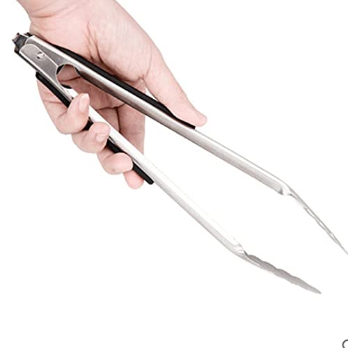 Kochzange aus Edelstahl, für die Grillküche, Größe: 32 * 4 cm, zum Aufnehmen von Lebensmitteln