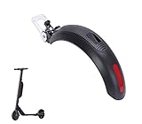 WELLSTRONG Rear Metallic Mudguard Guard Brake Assembly Replacement for Electric Scooters Ninebot ES1/ES2/ES3/ES4 Kick Scooter Fender Repair Part Mud Fender