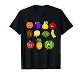 Photo Gallery frutta e verdura divertente collagene maglietta Photo Gallery frutta e verdura divertente collagene maglietta