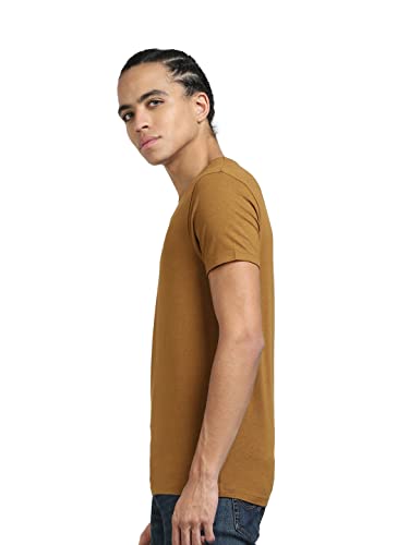 Image of Jack & Jones Men's Solid Slim Fit T-Shirt