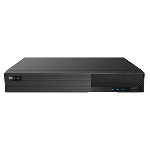 ACELEVEL 4 Channel Mini 1U, 4 PoE 4 K & H.265 NVR 40Mbps/40Mbps, HDMI/VGA, 1 SATA, HDD(not Included), Same as Q-See QT874, Supports Superlive Plus and Superlive Pro(Phone App) Cover