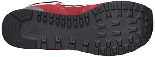 New Balance Men's 574 V2 Essentials Sneaker, Red/Navy, 9.5 #TOP3