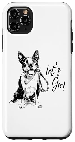 �{�X�g���e���A�uLet's Go!�v�f�U�C�� ? Bostie Lover Design �X�}�z�P�[�X iPhone 11 Pro Max �p