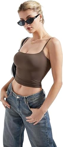 Women Sexy Square Neck Tank Top Summer Y2K Going Out Causal Basic Cami Shirt3