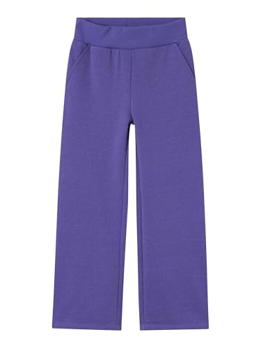 NAME IT Nkfsija Wide Sweat Pant BRU - Pantalón de chándal para niña, Opulencia Púrpura, 116