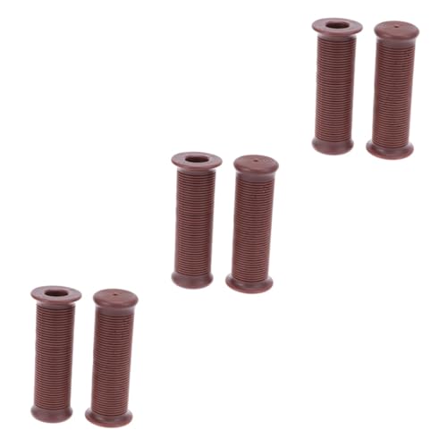 HEALLILY 3 Pares TPU apertos de bicicleta Antiderrapante apertos de guidão Apertos de bicicleta vint