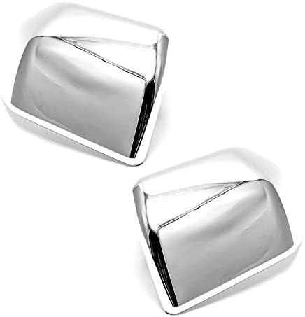 TX Racing Cubierta de espejo de mitad lateral superior cromada para Ford F-150 F150 2015-2020